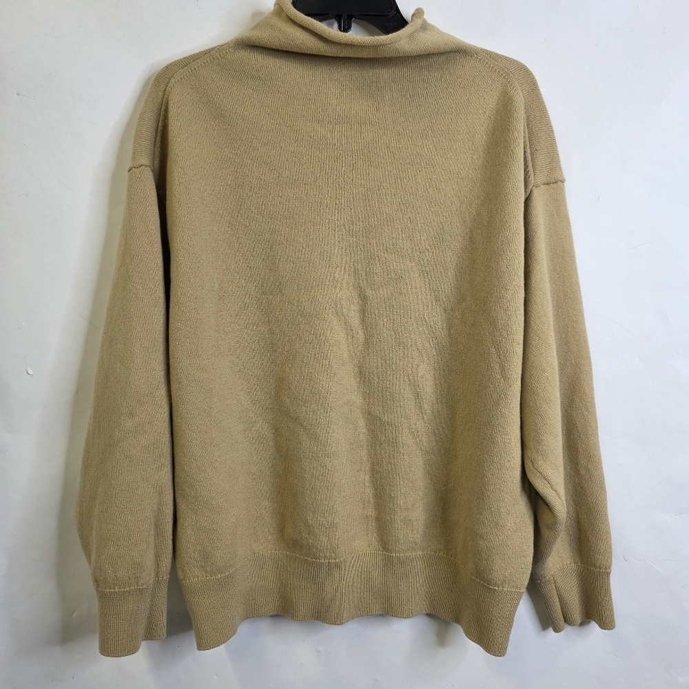 Wilfred  mock neck Knit extra fine merino wool pullover - Picture 2 of 9